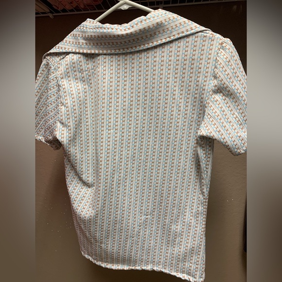 Vintage B Altman & Co men’s polyester button Down Shirt - Picture 2 of 4